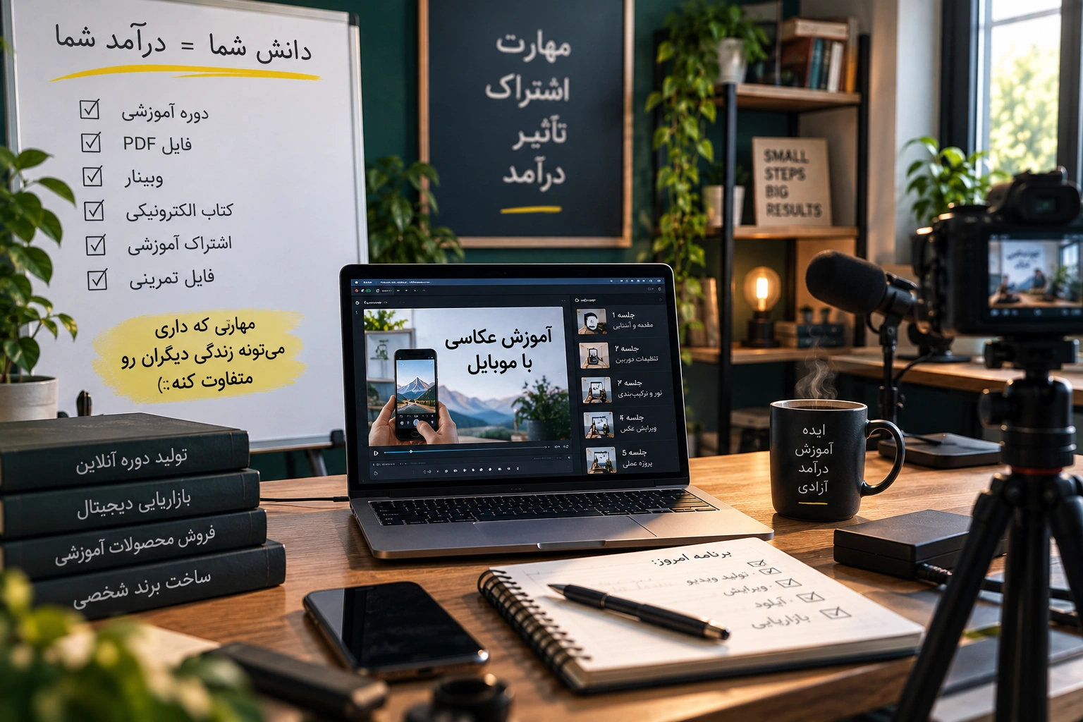 Persian Creator’s Cozy Learning Studio