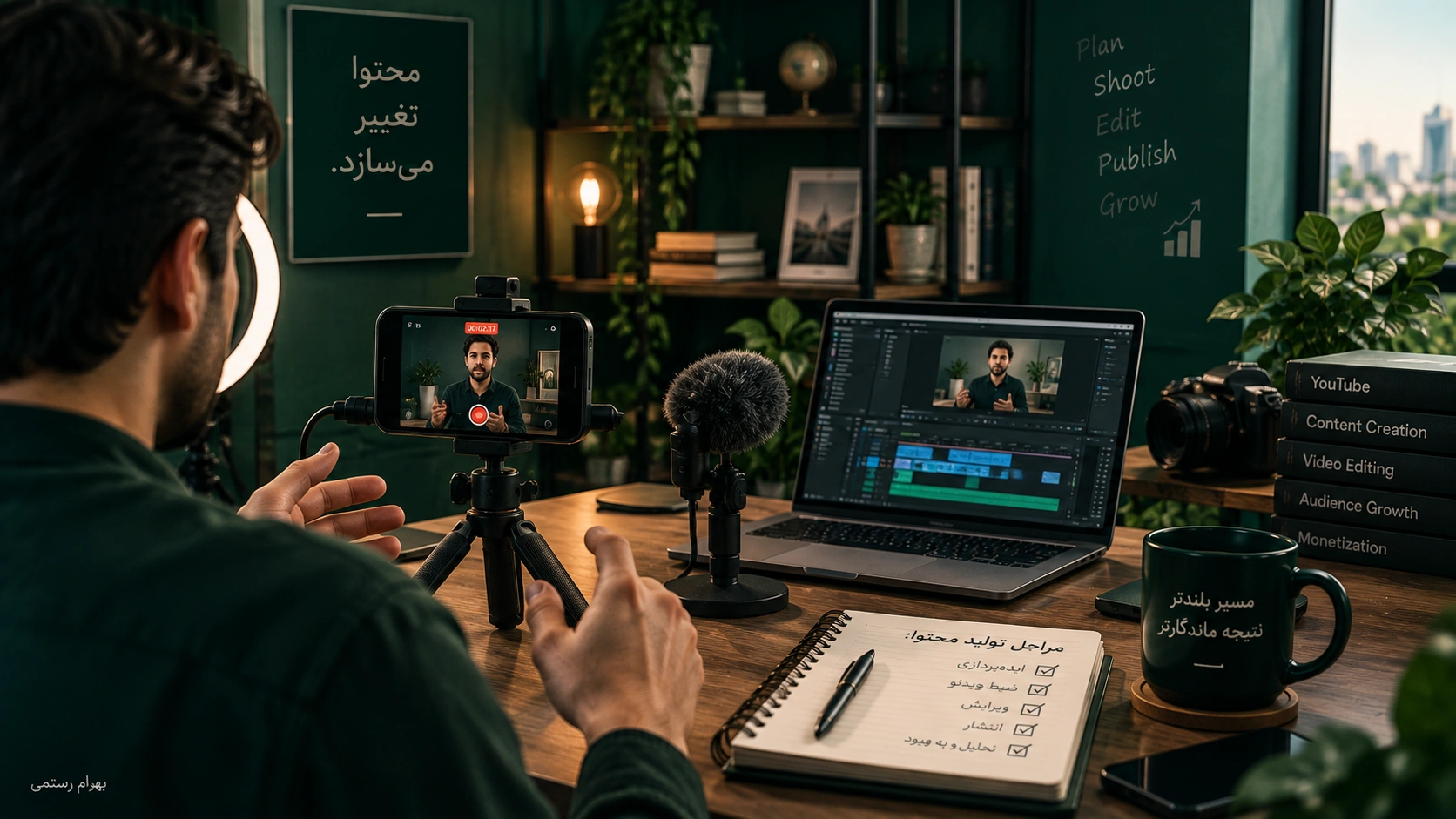 Cozy Content Creator Studio