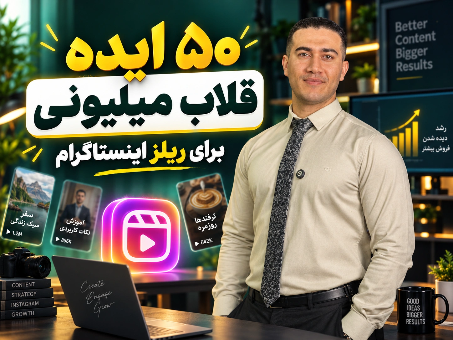 50 Million View Hook Ideas for Instagram Reels .