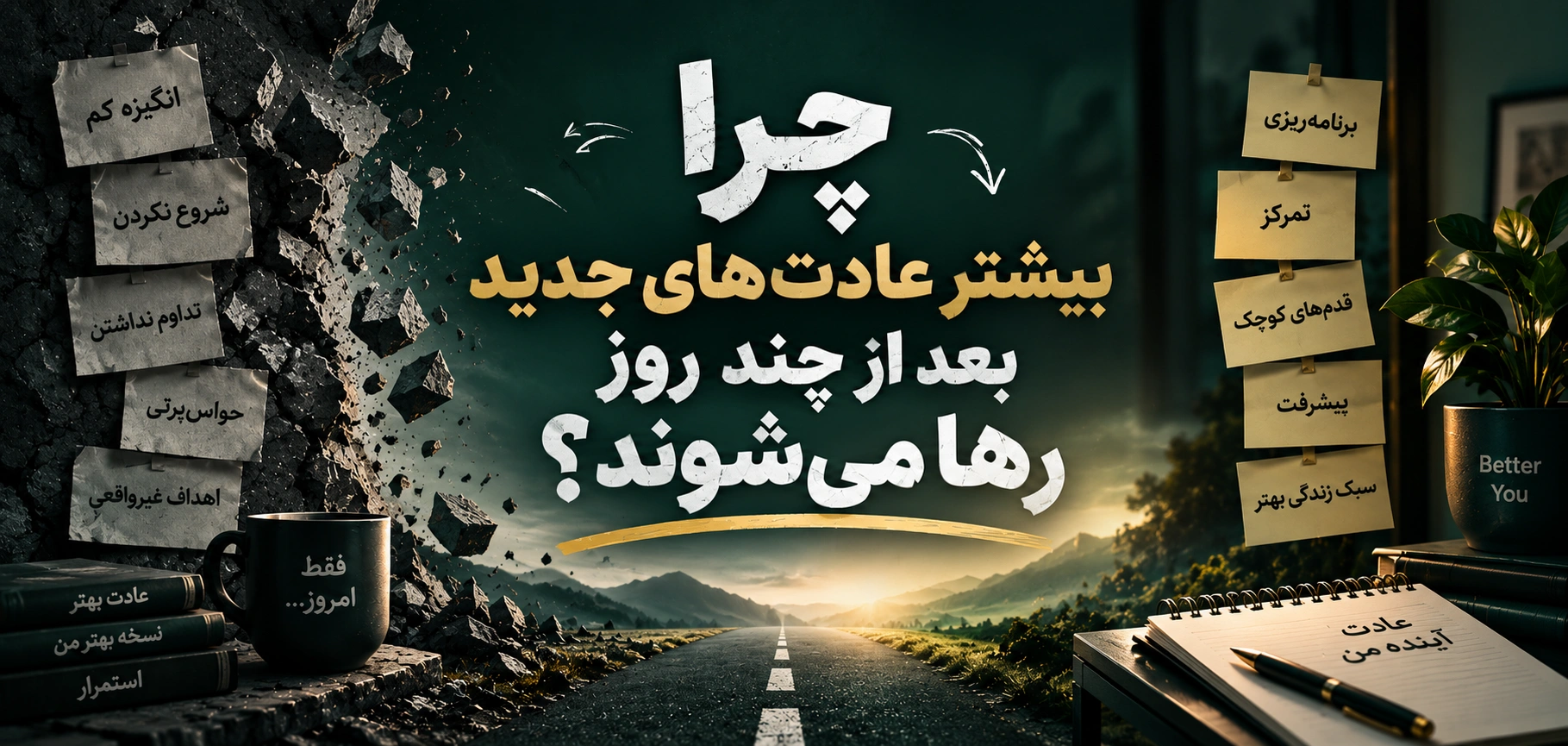 چرا بیشتر عادتهای جدید بعد از چند روز رها میشوند؟
