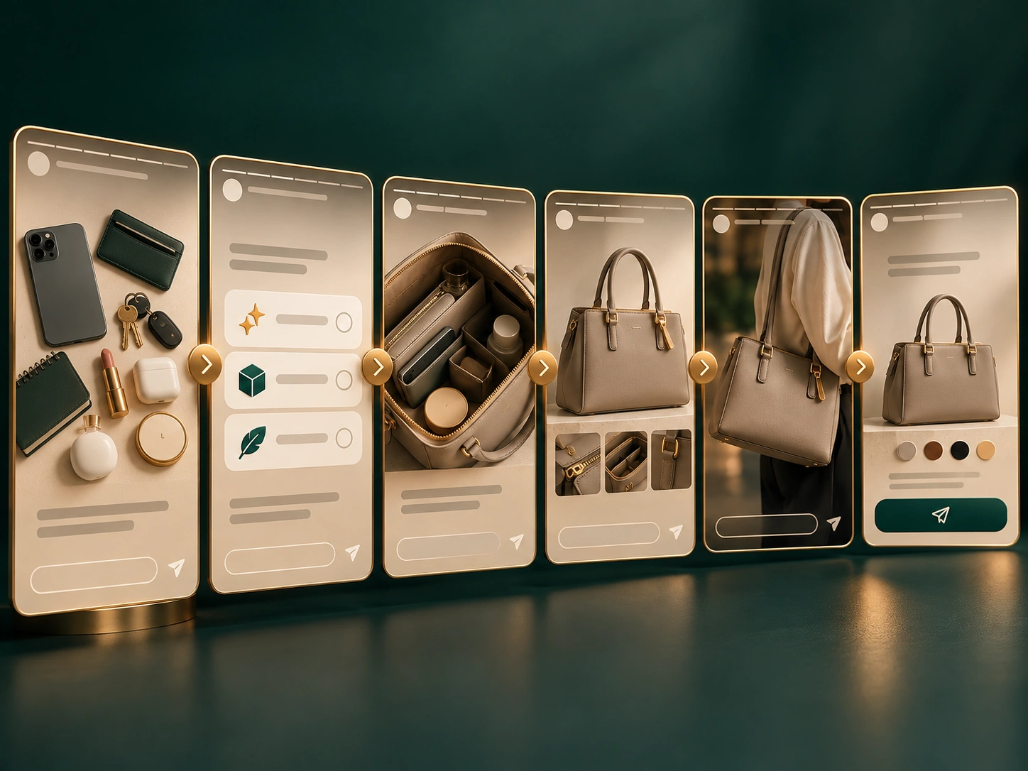 Example of a story scenario for a store page