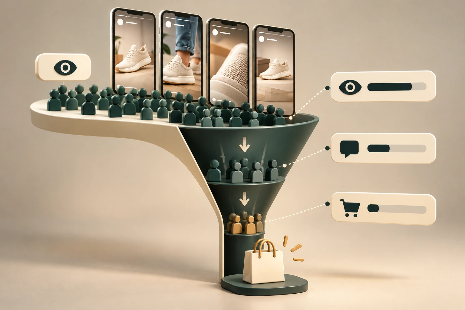 Instagram Funnel to Purchase