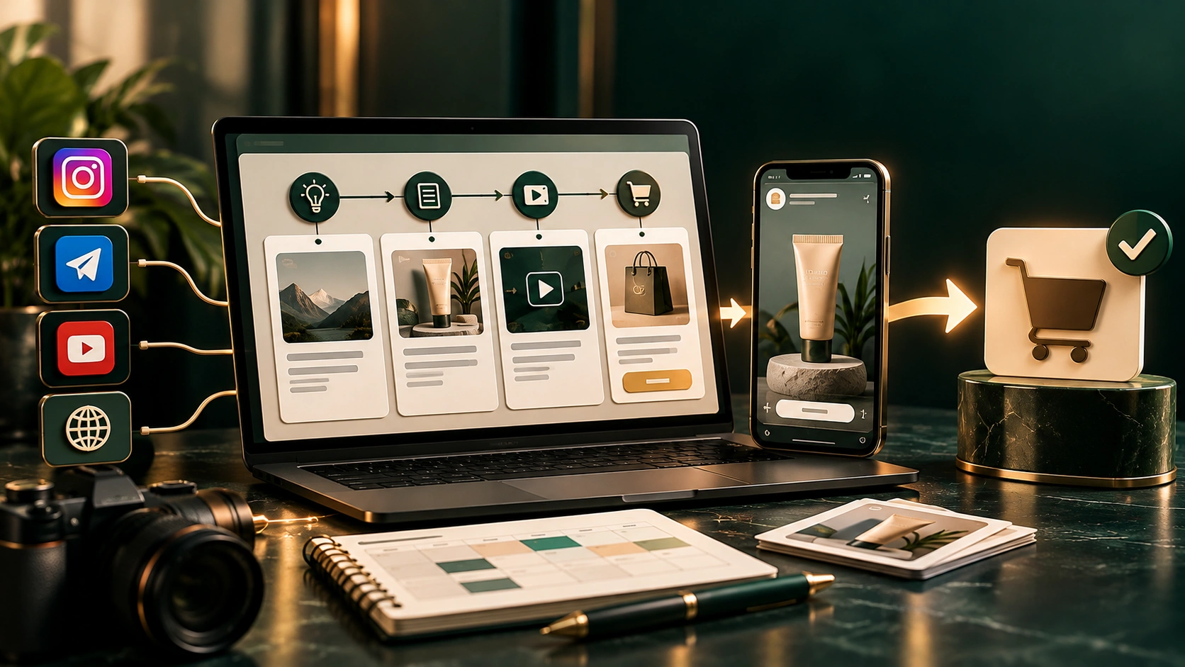 Prepare the content and the customer communication journey