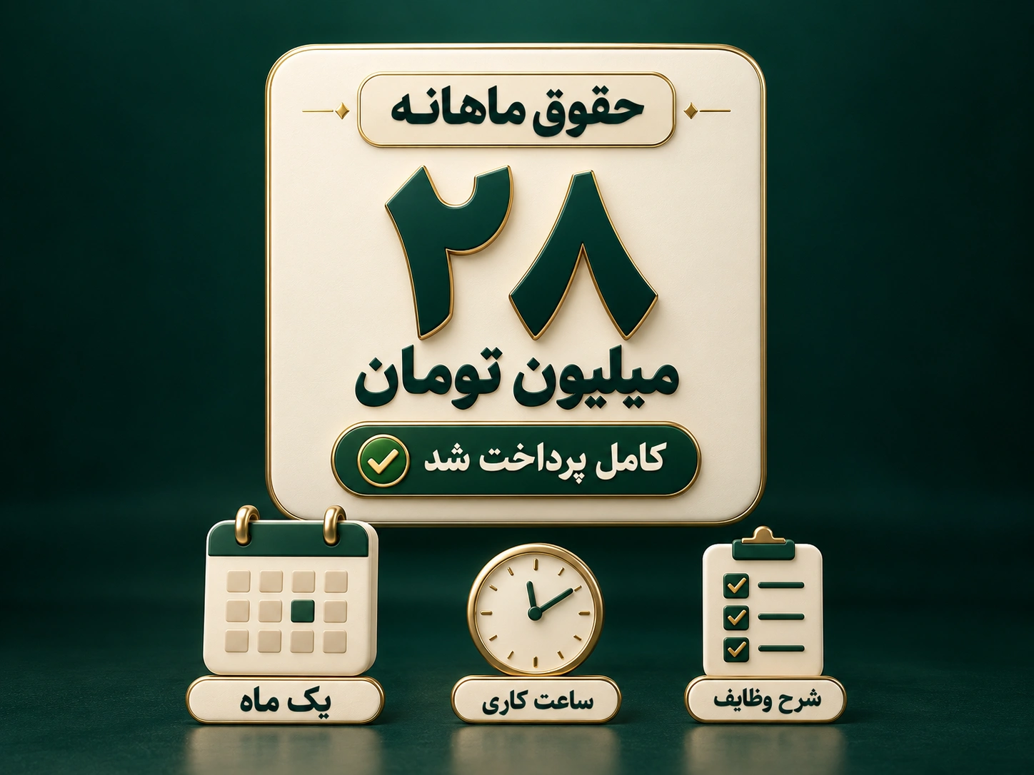 28 Million Toman Monthly Pay